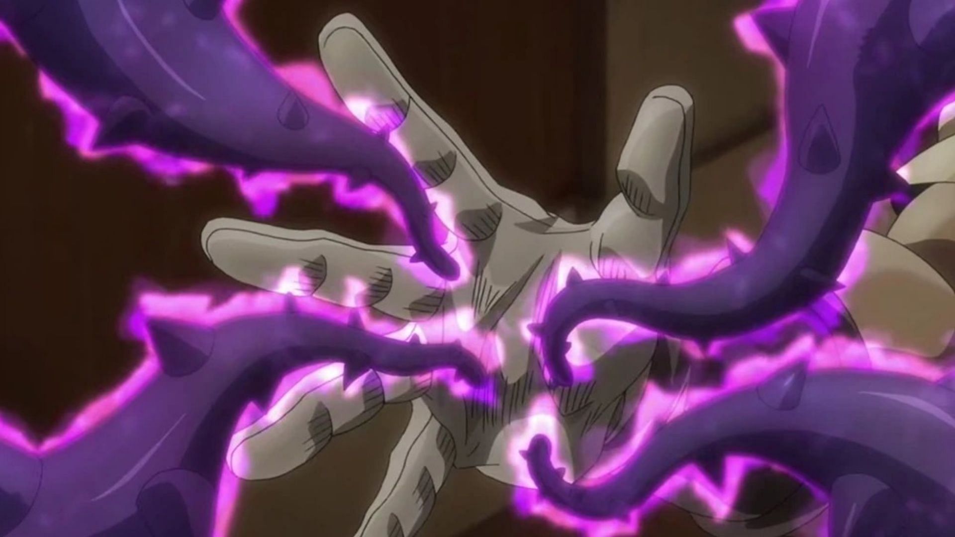 Hermit Purple as seen in the anime (Image via David Production)